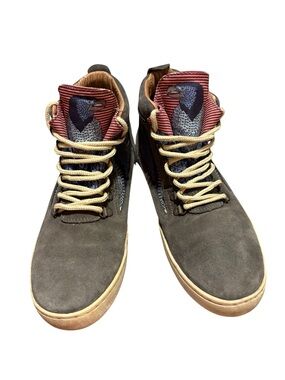 Inkkas Bald Eagle Suede Camping Boots Men's 10 High Top Sneakers EUC